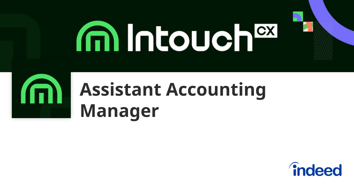 Assistant Accounting Manager - National Capital Region - Indeed.com