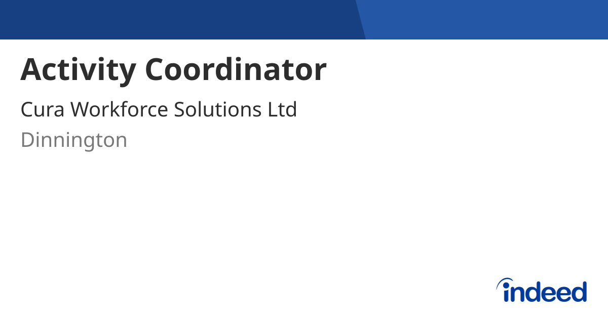 activity-coordinator-dinnington-indeed