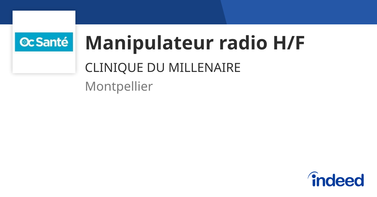 Manipulateur radio H/F 34000 Montpellier — free download