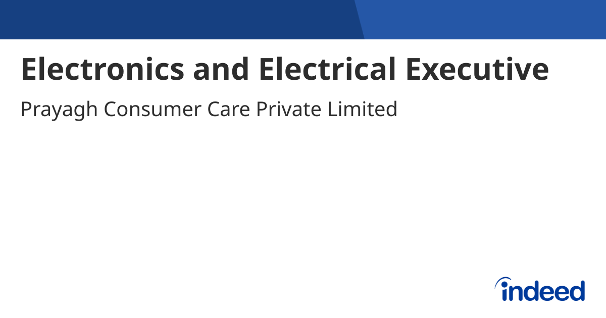 electronics-and-electrical-executive-hyderabad-telangana-indeed