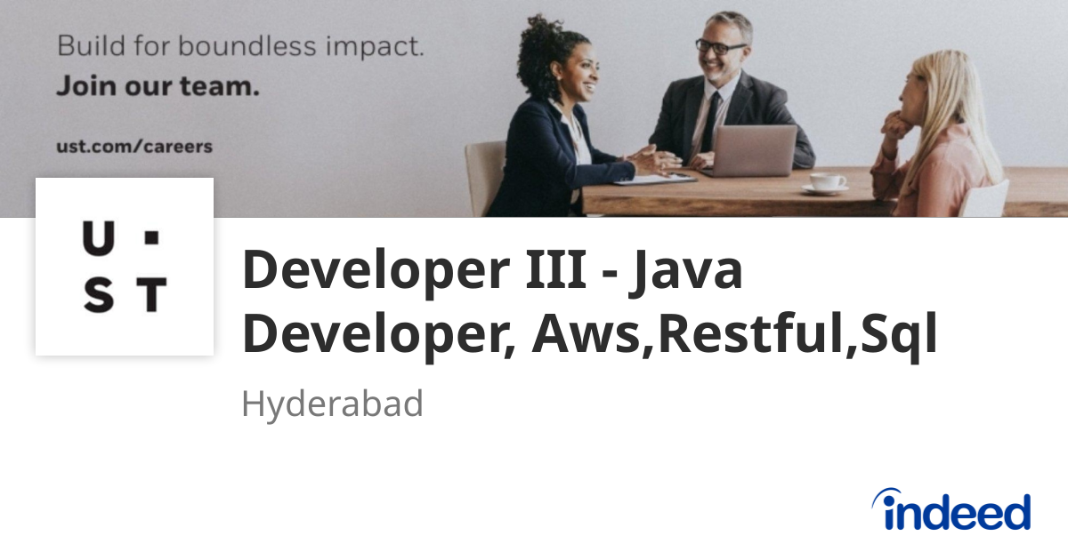 Developer III - Java Developer, Aws,Restful,Sql - Hyderabad - Indeed.com