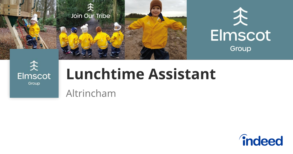 Lunchtime Assistant - Altrincham WA15 7LT - Indeed.com