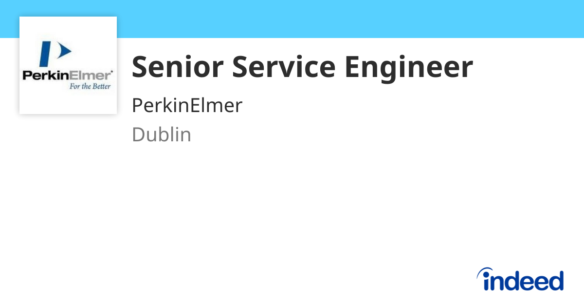 Senior Service Engineer - Dublin, County Dublin - Indeed.com