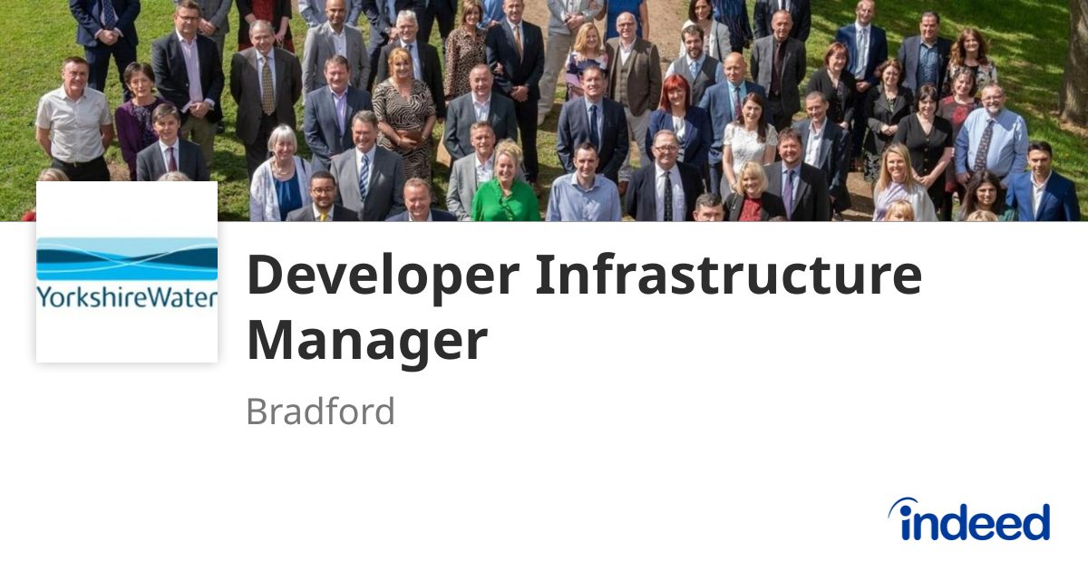 Obb Infrastructure Manager Developer Infrastructure Manager - Bradford - Indeed.com