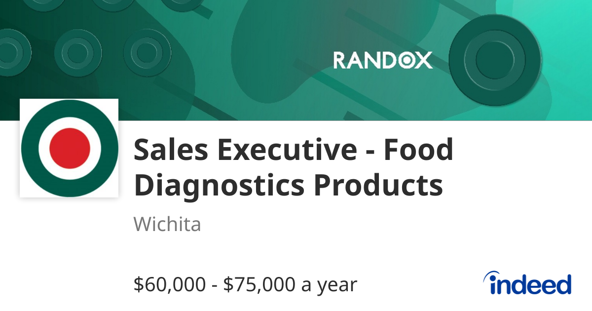 Sales Executive Food Diagnostics Products Wichita, KS