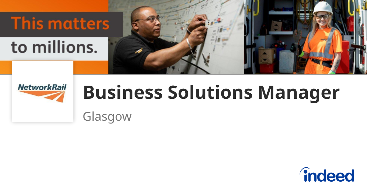 Business Solutions Manager - Glasgow G2 5NW - Indeed.com