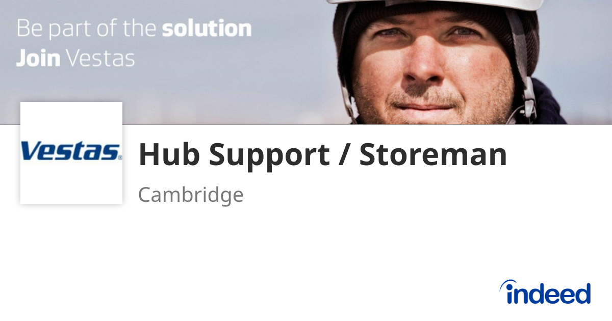 Hub Support / Storeman - Cambridge - Indeed.com