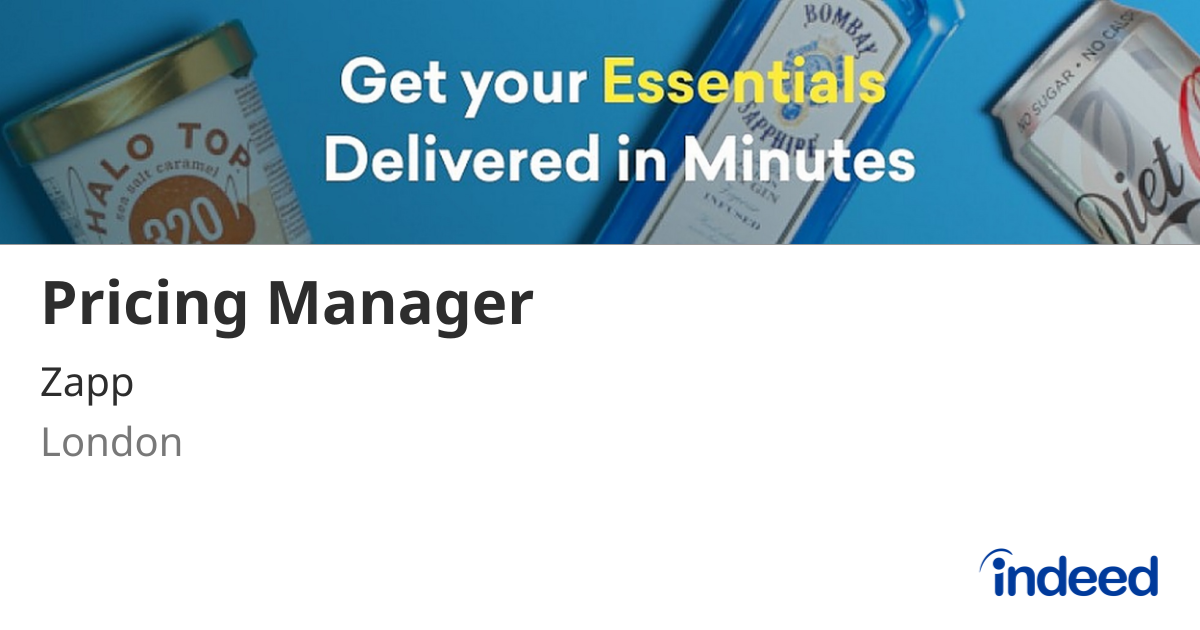 Pricing Manager - London SW8 1RL - Indeed.com