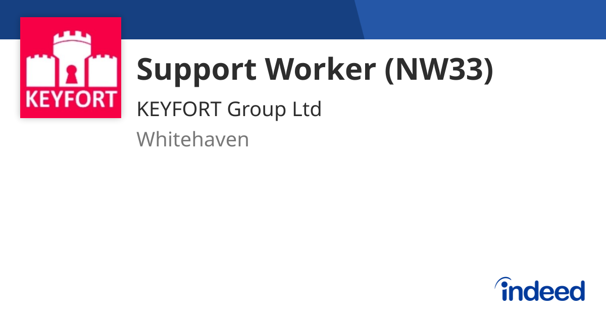 Support Worker (NW33) Whitehaven CA28