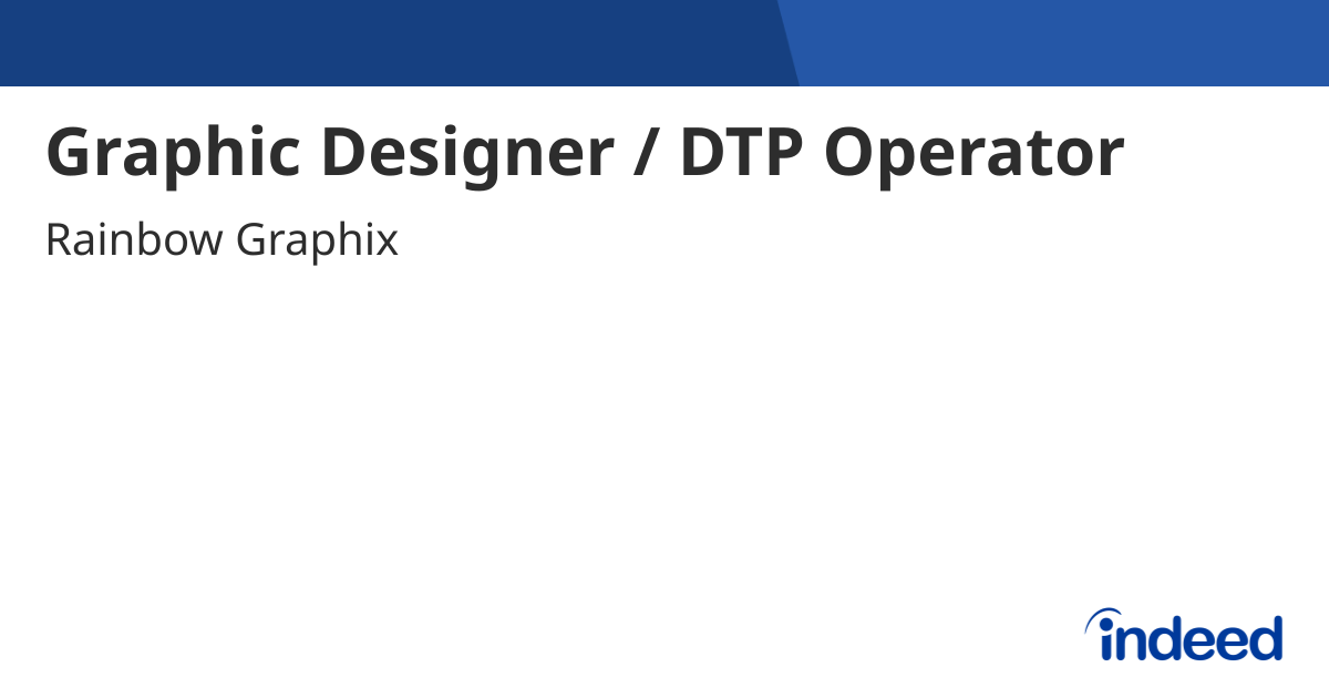 Graphic Designer / DTP Operator - Vallakkadavoo, Thiruvananthapuram ...