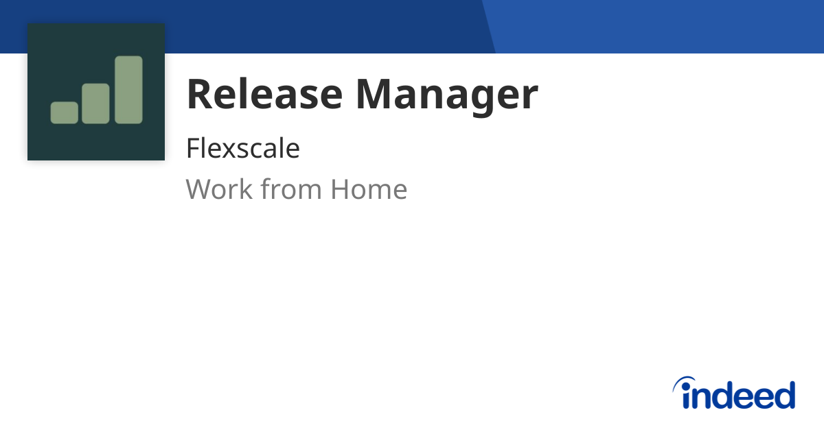 release-manager-work-from-home-indeed