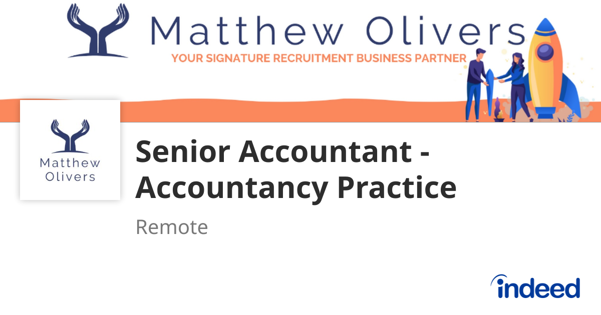 Senior Accountant - Accountancy Practice - Remote - Indeed.com