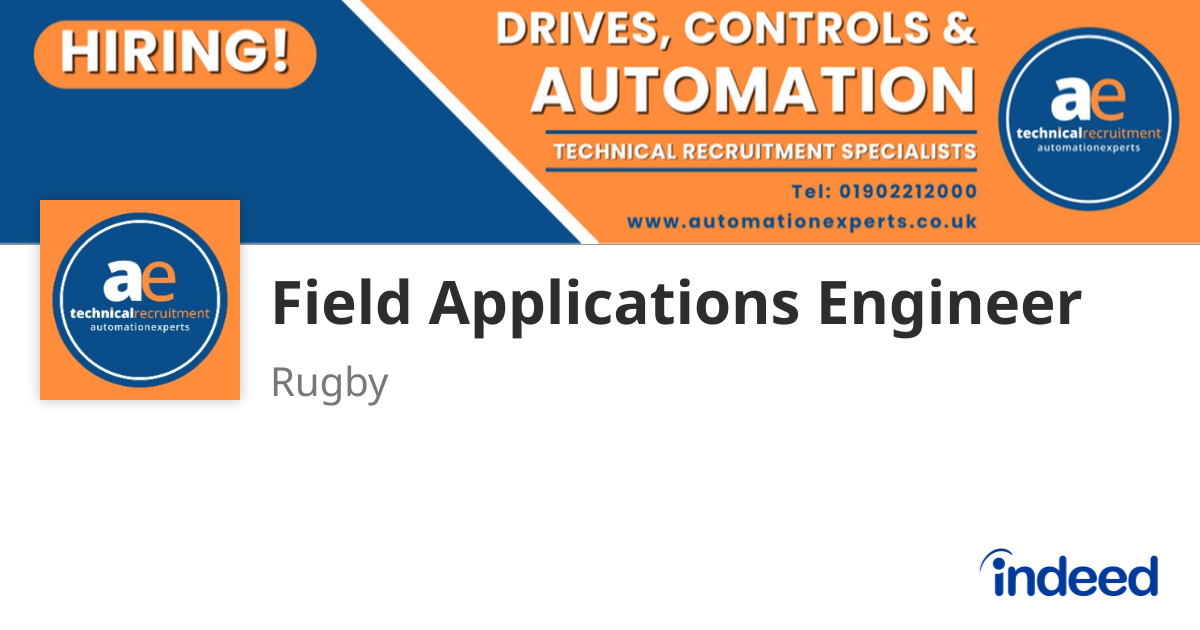 Field Applications Engineer - Rugby CV21 1AE - Indeed.com