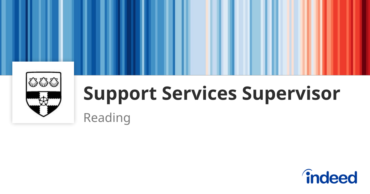 Support Services Supervisor - Reading RG6 6UD - Indeed.com