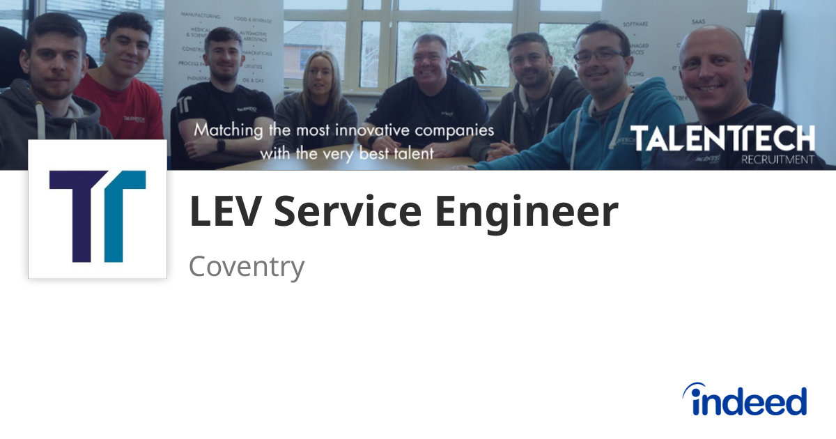 LEV Service Engineer - Coventry - Indeed.com