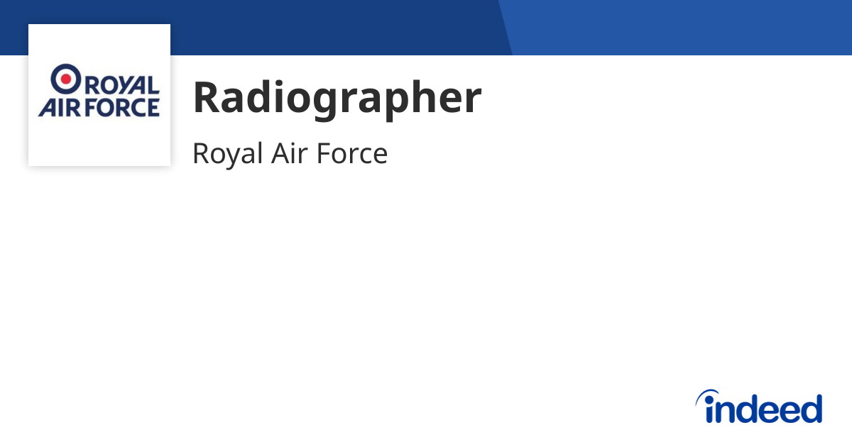 Radiographer - United Kingdom - Indeed.com