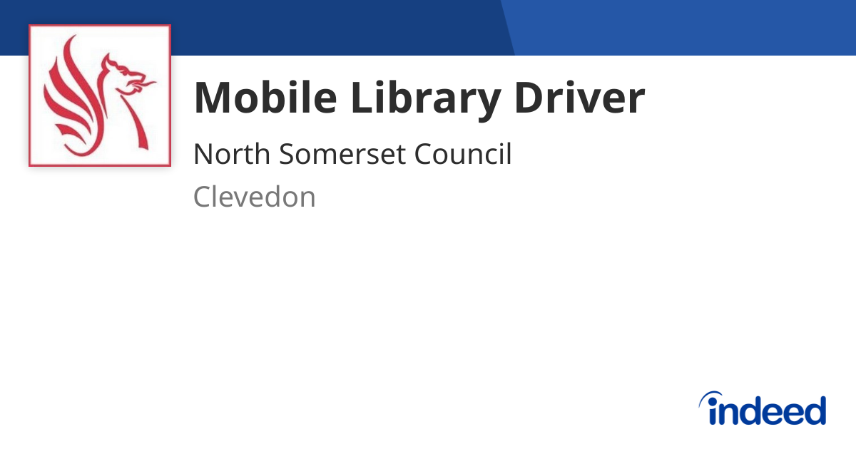 Mobile Library Driver - Clevedon - Indeed.com