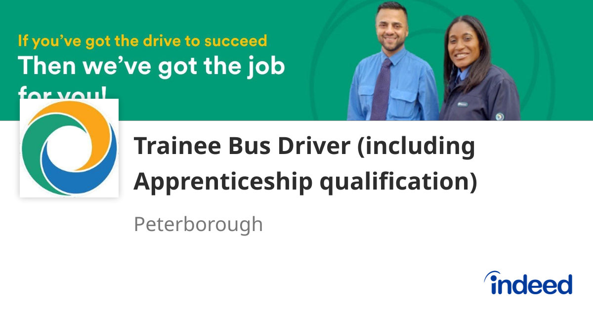 Trainee Bus Driver (including Apprenticeship qualification ...