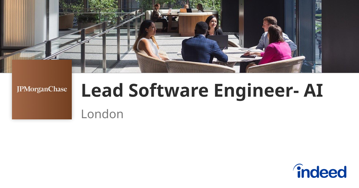 Lead Software Engineer- AI - London E14 - Indeed.com