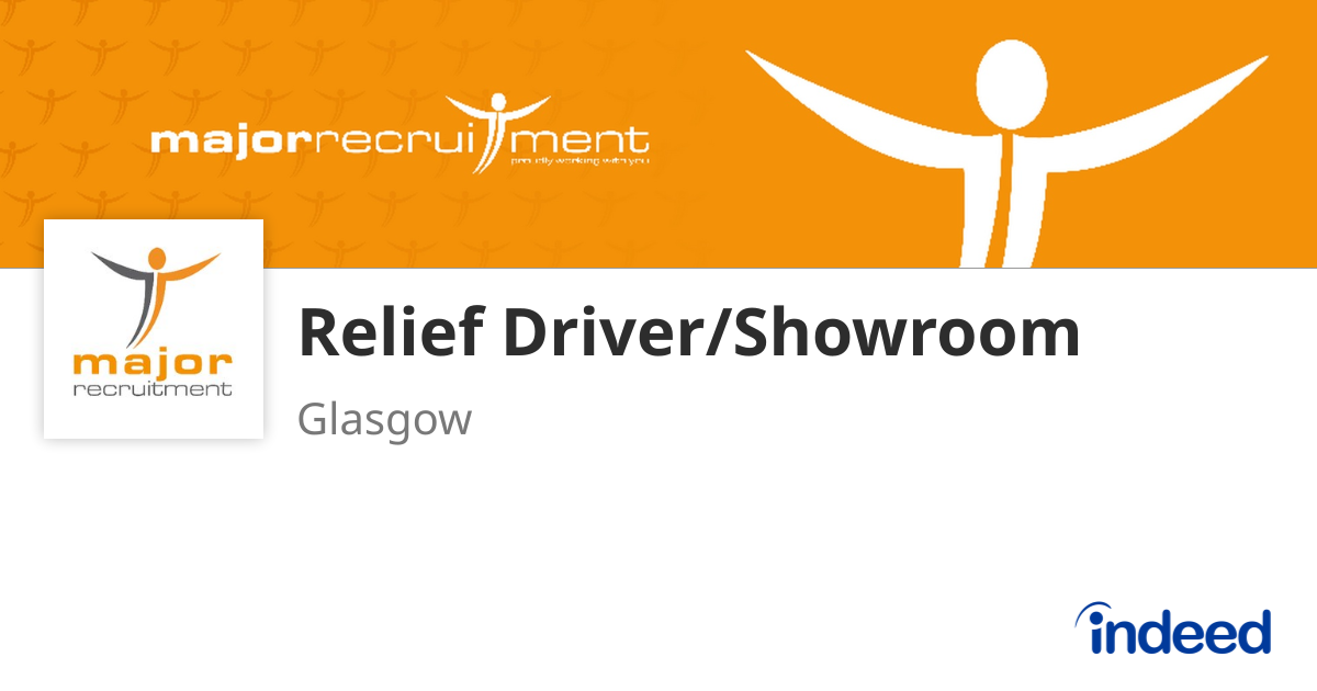 Relief Driver/Showroom - Glasgow - Indeed.com