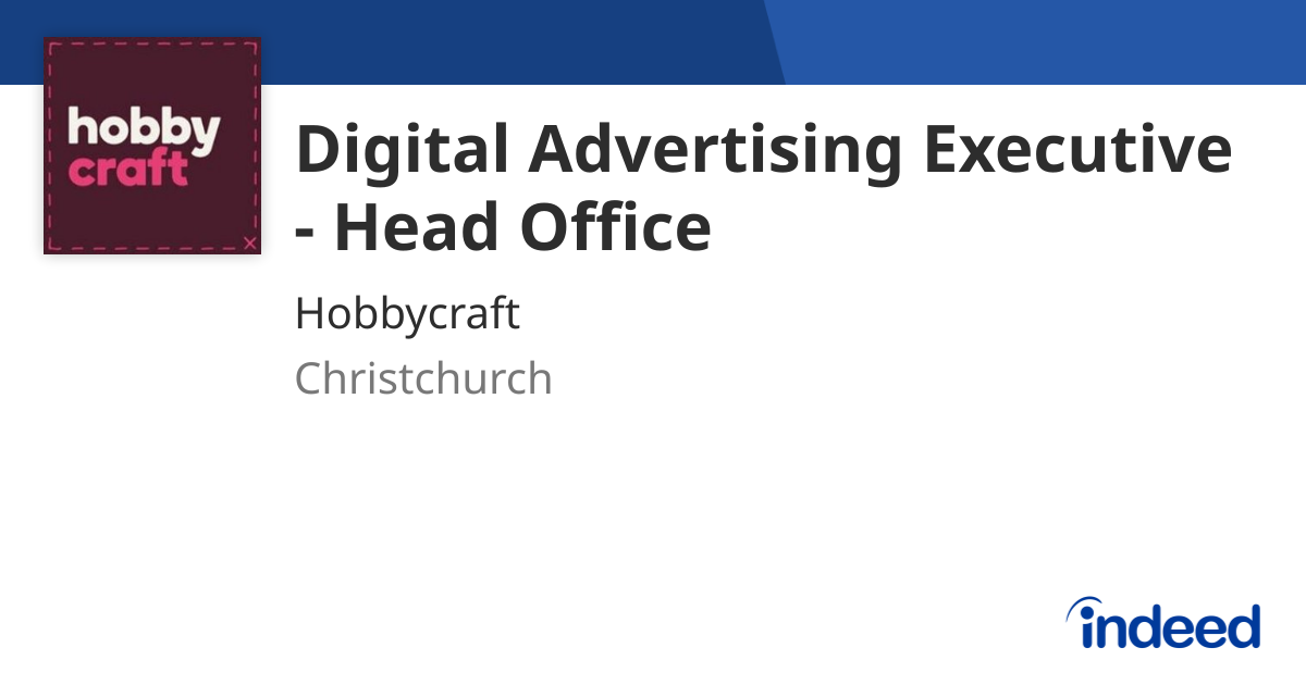 Digital Advertising Executive - Head Office - Christchurch BH23 6HG ...