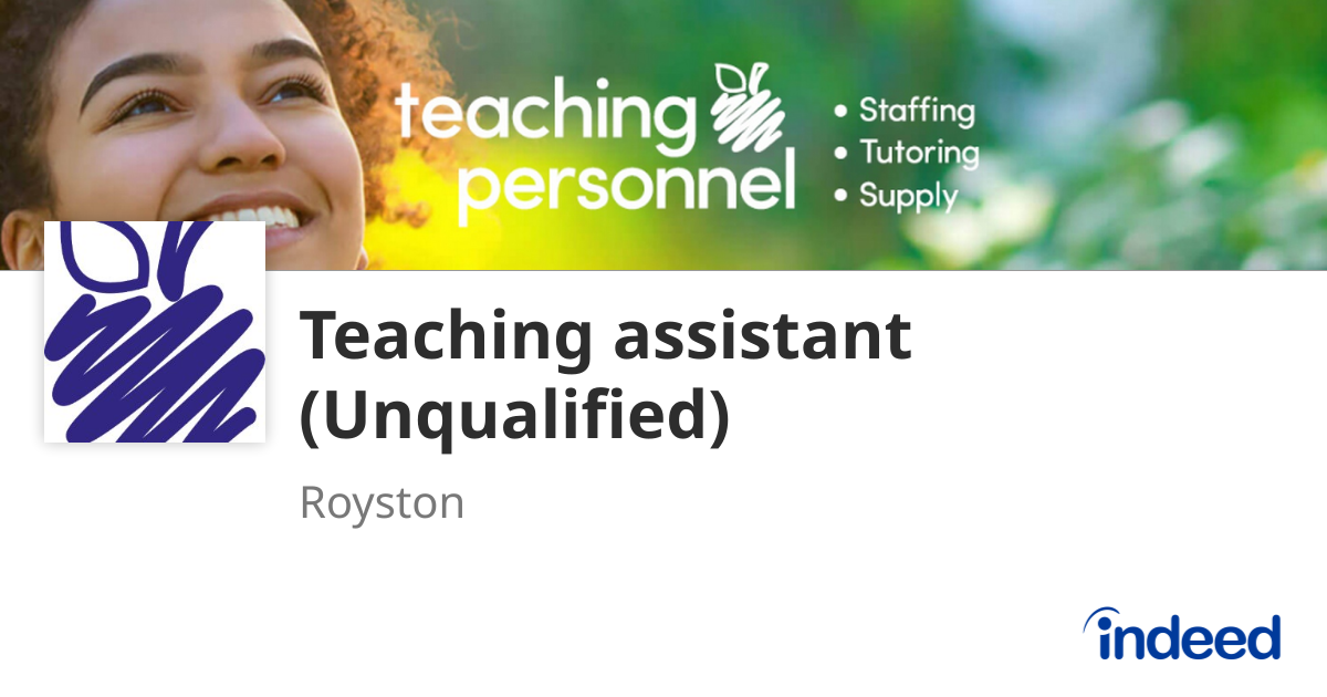 Teaching assistant (Unqualified) - Royston - Indeed.com