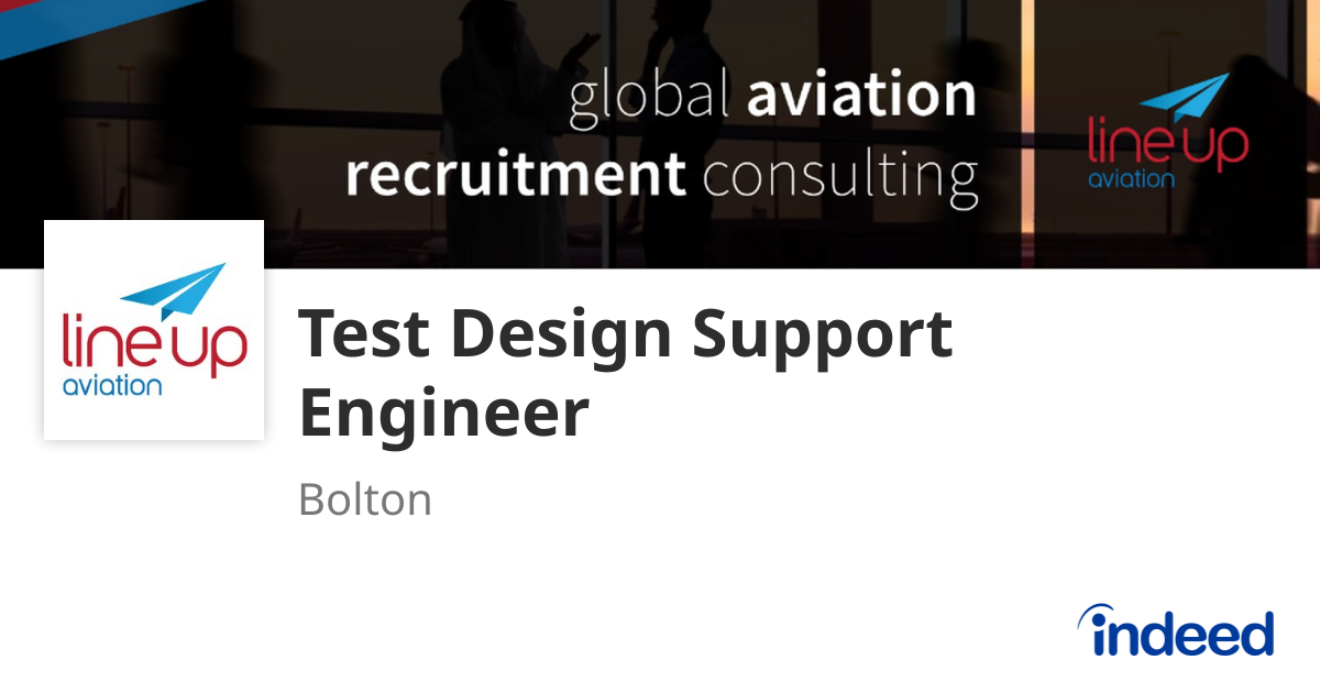 Test Design Support Engineer - Bolton - Indeed.com