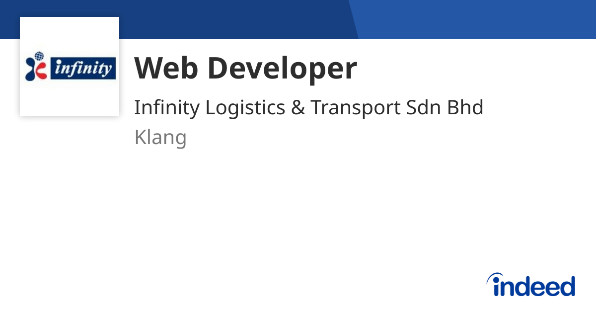 Web Developer - Klang - Indeed.com