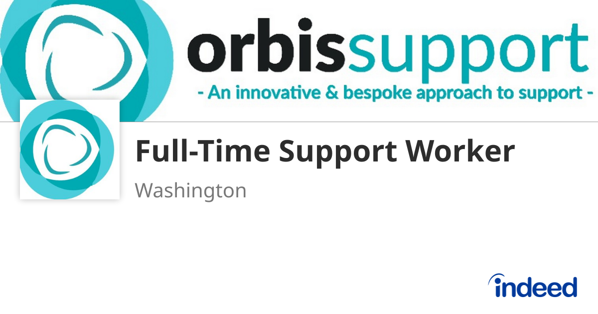 Full-Time Support Worker - Washington - Indeed.com
