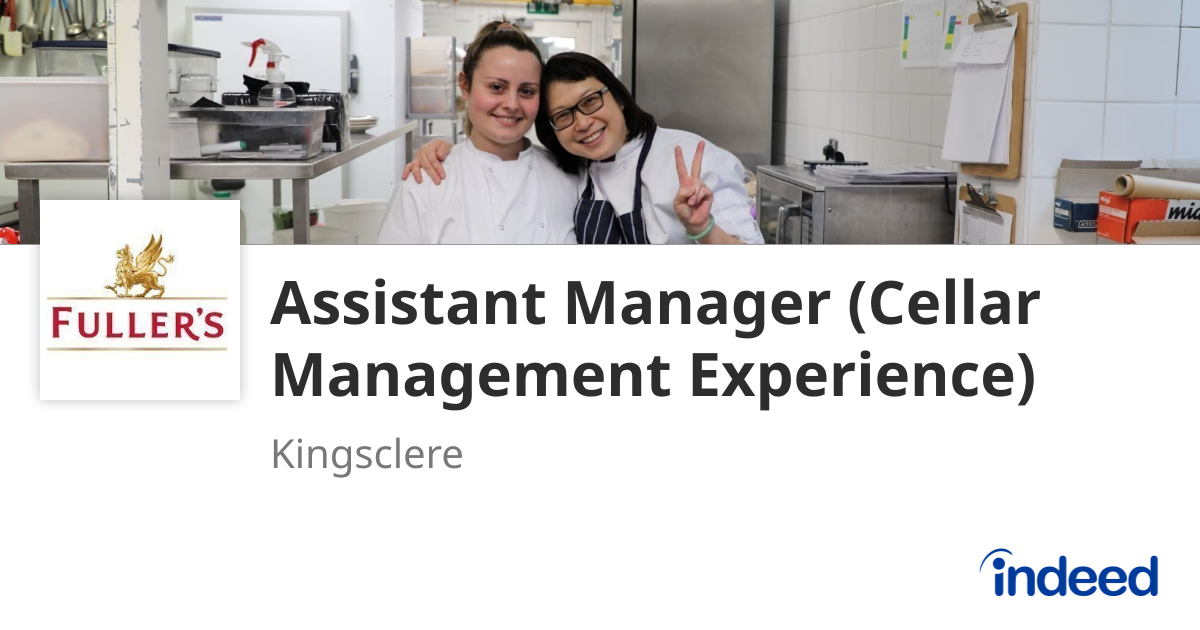 Assistant Manager (Cellar Management Experience) - Kingsclere RG20 5PP ...