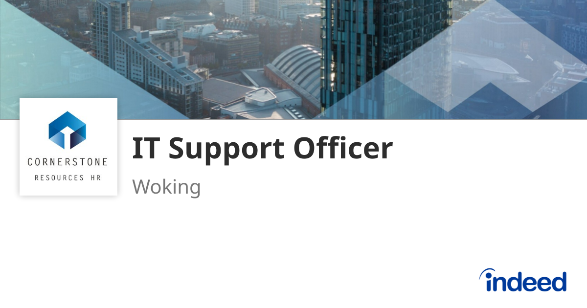 IT Support Officer - Woking - Indeed.com
