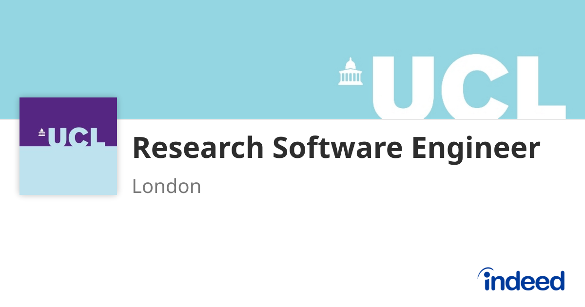 Research Software Engineer - London - Indeed.com