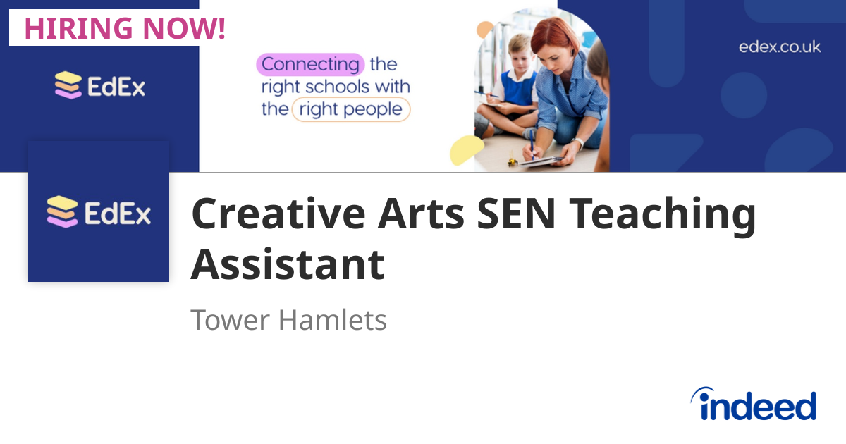 Creative Arts SEN Teaching Assistant - Tower Hamlets - Indeed.com