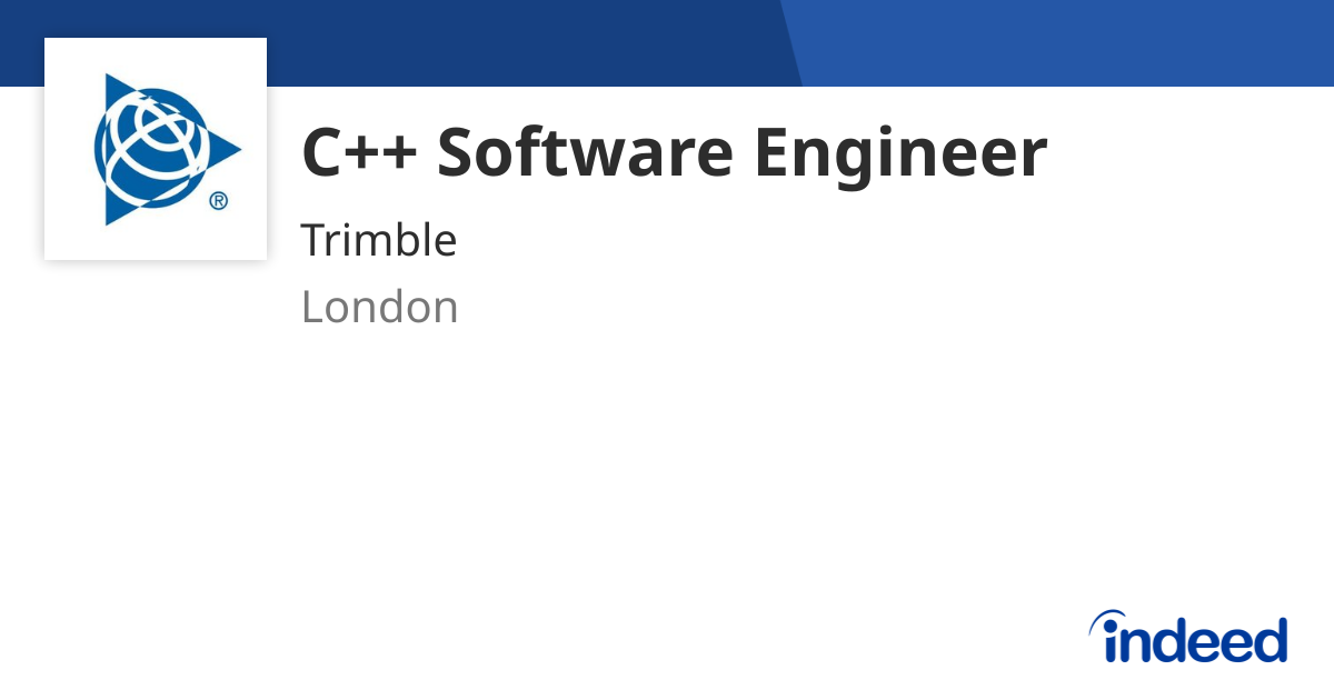 C++ Software Engineer - London - Indeed.com