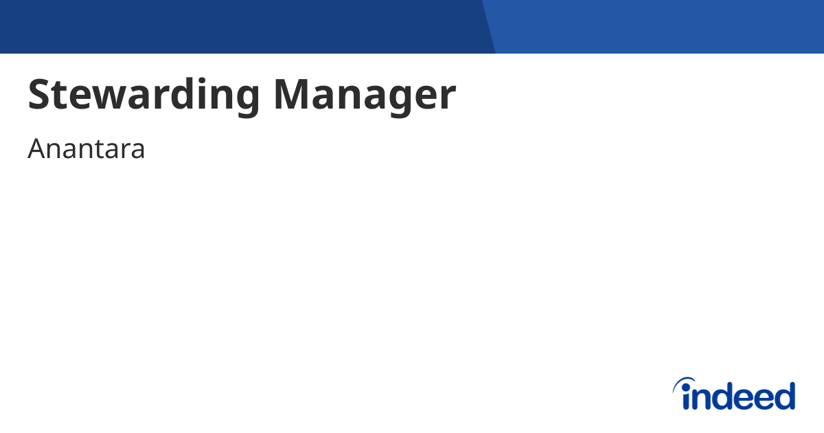 Stewarding Manager - Jaipur, Rajasthan - Indeed.com