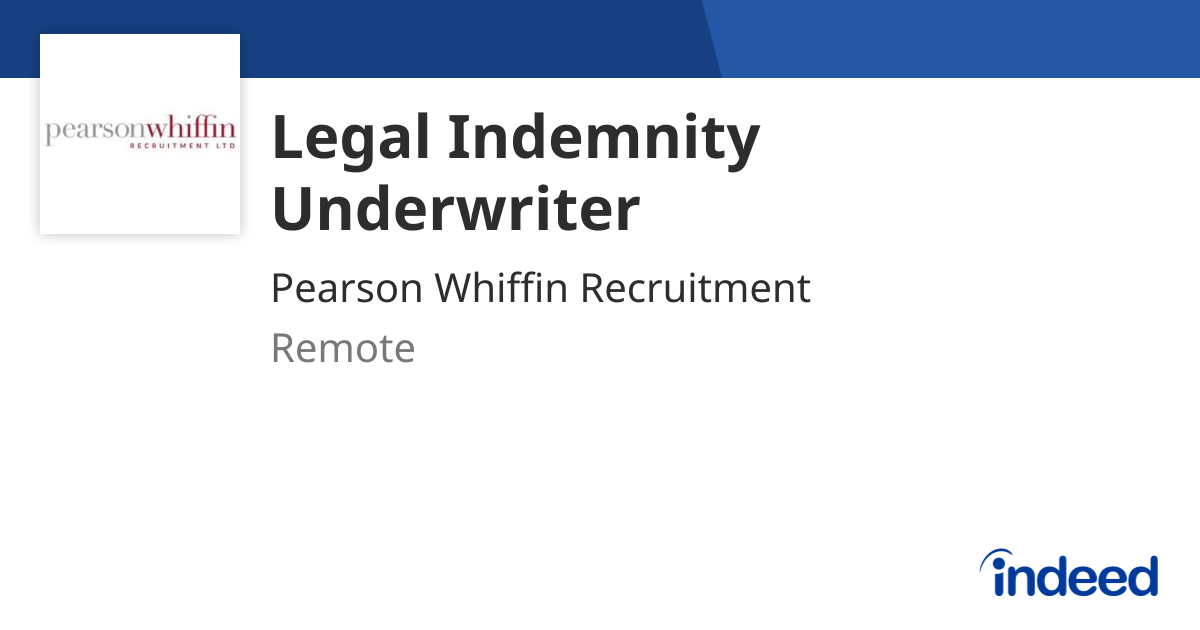 legal-indemnity-underwriter-remote-indeed