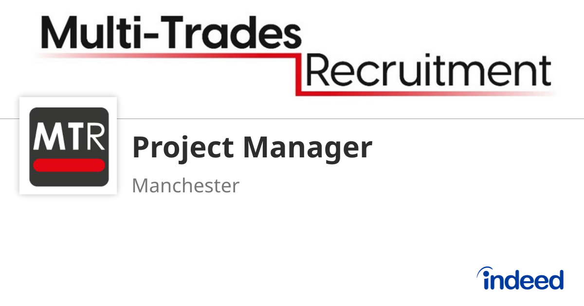 Project M13 Roster Project Manager - Manchester M13 9WL - Indeed.com