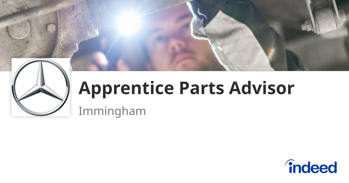 Apprentice Parts Advisor - Immingham - Indeed.com