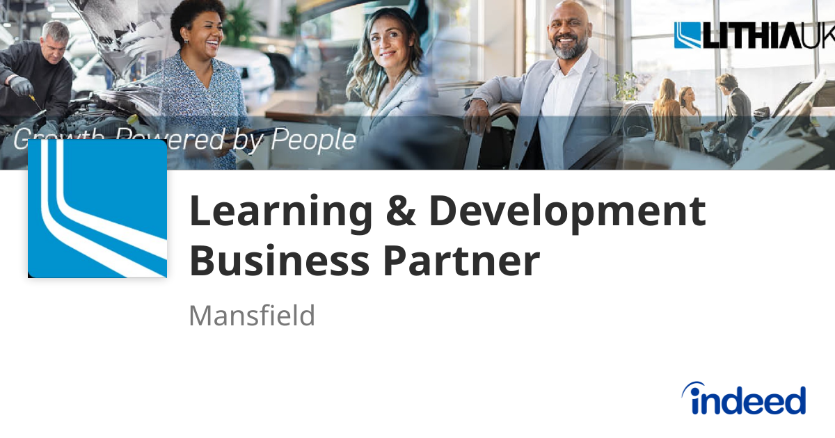 Learning & Development Business Partner - Mansfield NG18 4TR - Indeed.com