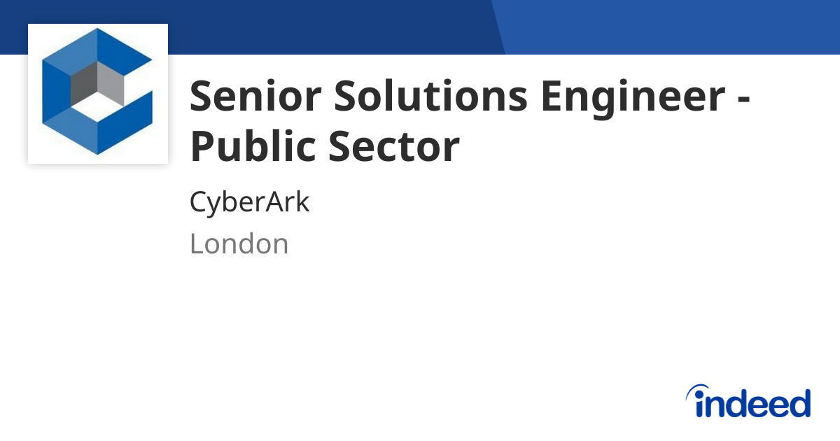 Senior Solutions Engineer - Public Sector - London - Indeed.com