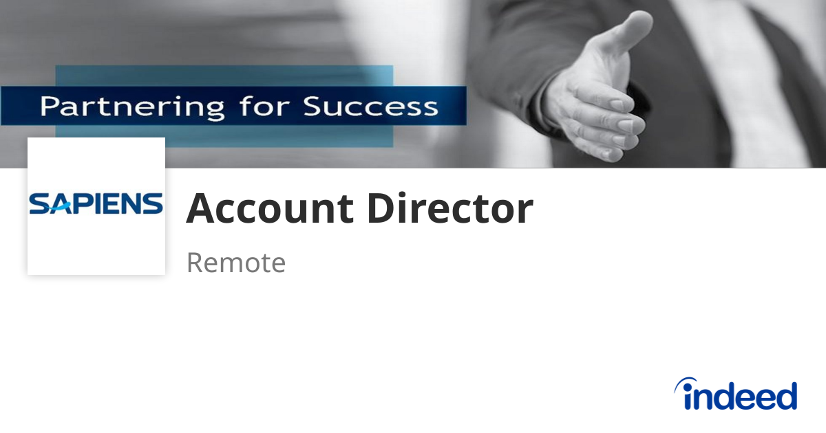 Account Director - Remote - Indeed.com